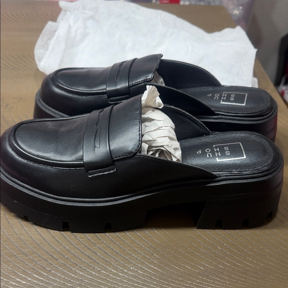 ShuShop Women's Black Mules